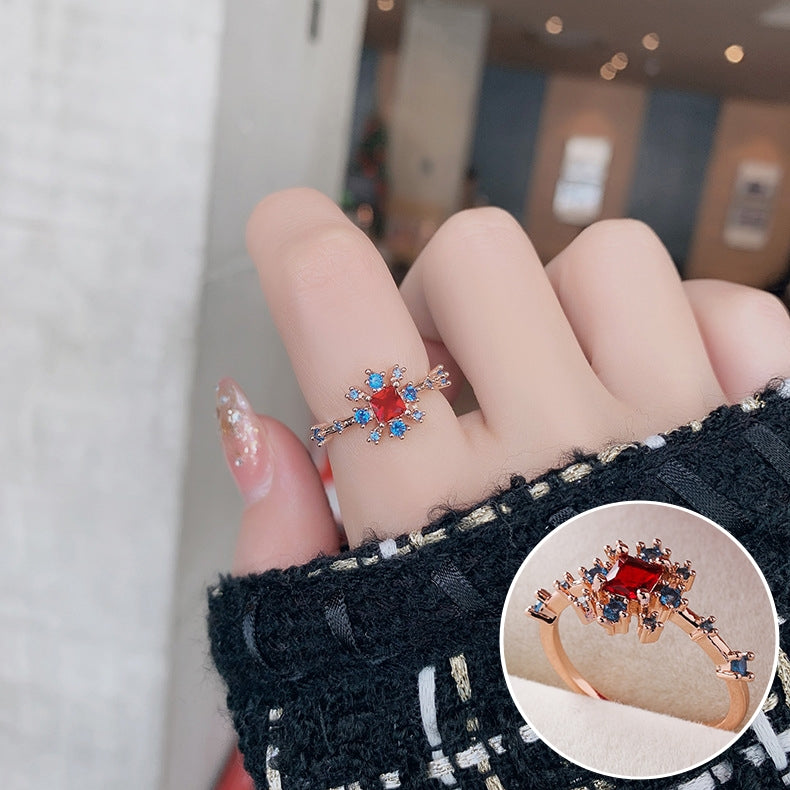 指輪 ファッションリング レディース アクセサリー ビジュー ラインストーン 商品画像4