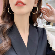 フープピアス レディース アクセサリー 耳飾り リングピアス 大きめ サークル 女性用 婦人用 ファッション小物 誕生日 記念日 贈り物 プレゼント