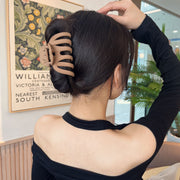 バンスクリップ ヘアクリップ レディース 女性 ヘアアクセサリー 幅広 まとめ髪 髪飾り マットカラー ヘアアレンジ シンプル 上品 エレガント おしゃれ かわいい