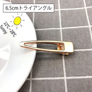 ヘアクリップ パーツ 土台 アクセサリーパーツ 10本セット 金属 ハンドメイド シリコン型対応ヘアクリップ ヘアアクセサリー 基本パーツ ヘアピン 髪留め ヘアパーツ デコ レジン きれいめ 三角形 四角形 クラフト DIY 手芸 材料