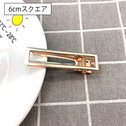 ヘアクリップ パーツ 土台 アクセサリーパーツ 10本セット 金属 ハンドメイド シリコン型対応ヘアクリップ ヘアアクセサリー 基本パーツ ヘアピン 髪留め ヘアパーツ デコ レジン きれいめ 三角形 四角形 クラフト DIY 手芸 材料
