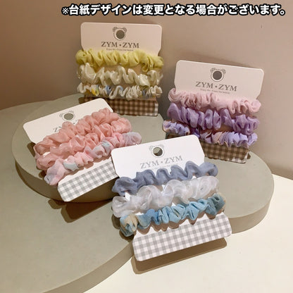シュシュ 3個セット ヘアアクセサリー 女の子 子供用 キッズ 商品画像2