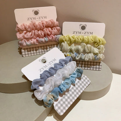 シュシュ 3個セット ヘアアクセサリー 女の子 子供用 キッズ 商品画像3