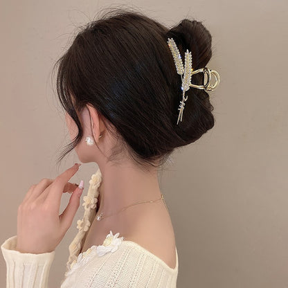 バンスクリップ ヘアクリップ レディース 女性 ヘアアクセサリー まとめ髪 商品画像3