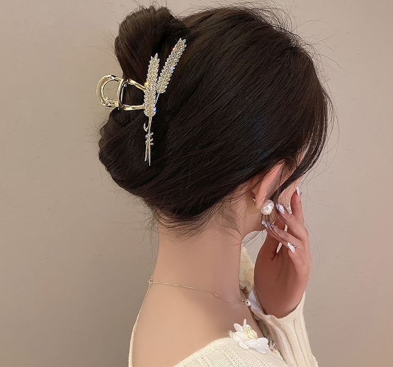 バンスクリップ ヘアクリップ レディース 女性 ヘアアクセサリー まとめ髪 商品画像4