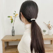 ヘアゴム 髪ゴム ヘアアクセサリー レディース 女性 フェイクパール パール調 髪留め まとめ髪 ヘアアレンジ ポニーテール お出かけ 普段使い デイリー 婦人