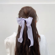 ヘアゴム 髪ゴム レディース 女性 ヘアアクセサリー 髪飾り 髪留め ビッグリボン オーガンジー おしゃれ 可愛い フェミニン ガーリー まとめ髪 ヘアアレンジ おでかけ