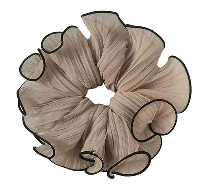 シュシュ ヘアゴム レディース 女性 婦人 ヘアアクセサリー ブラウン バリエーション画像