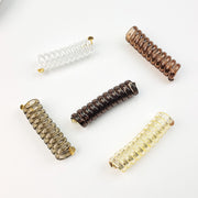 コイルポニー レディース ヘアアクセサリー スパイラルポニー ヘアゴム バネ状 ねじり 上品 きれいめ かわいい おしゃれ まとめ髪 髪飾り