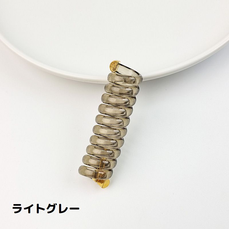 コイルポニー レディース ヘアアクセサリー スパイラルポニー ヘアゴム バネ状 商品画像5