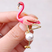 ブローチ レディース アクセサリー シルバーカラー ゴールドカラー ハート ラインストーン フェイクパール フラミンゴ ブローチピン 上品 高級感 高見え エレガント かわいい おしゃれ お洒落 シンプル 女性 婦人用 プレゼント 贈り物 ギフト 誕生日 記念日 お出かけ 外出 お呼ばれ 結婚式 2次会 スーツ シャツ 帽子 襟元 ストール 入学式 卒業式 パーティー