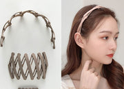 カチューシャ 伸縮式 伸縮カチューシャ レディース 女性 ヘアアクセサリー まとめ髪 ヘアアレンジ 髪留め シンプル