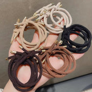 ヘアゴム 5本セット 髪ゴム ヘアアクセサリー レディース 女性 無地 シンプル 髪留め まとめ髪 ヘアアレンジ ポニーテール お出かけ 普段使い デイリー 婦人