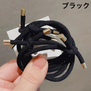 ヘアゴム 5本セット 髪ゴム ヘアアクセサリー レディース 女性 無地 シンプル 髪留め まとめ髪 ヘアアレンジ ポニーテール お出かけ 普段使い デイリー 婦人