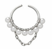 指輪 オープンリング アクセサリー レディース 女性 Cリング チェーン おしゃれ ギフト プレゼント 贈り物 ファッション雑貨