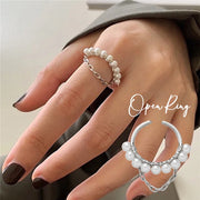 指輪 オープンリング アクセサリー レディース 女性 Cリング チェーン おしゃれ ギフト プレゼント 贈り物 ファッション雑貨