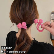 ヘアゴム 髪ゴム レディース 女性 ヘアアクセサリー 髪飾り 髪留め まとめ髪 シンプル かわいい おしゃれ お出かけ 普段使い