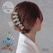 ヘアクリップ バンスクリップ レディース ヘアアクセサリー 大きめ シンプル 無地 マットカラー くすみカラー 髪飾り 髪留め まとめ髪 ヘアアレンジ 可愛い おしゃれ カジュアル デイリー 普段使い お出かけ 髪かざり 髪どめ ファッション小物 雑貨 ワニクリップ 女性 単色 オレンジ ベージュ ホワイト ブラウン グリーン