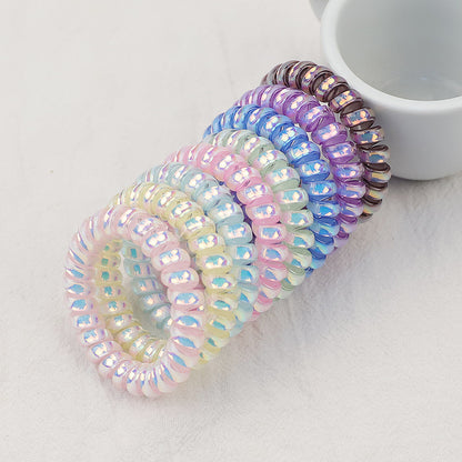 スプリングヘアゴム 単品 スパイラルヘアゴム レディース 髪飾り 髪留め 商品画像3