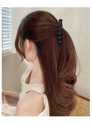ヘアクリップ バナナクリップ ヘアピン レディース 女性 ヘアアクセサリー シンプル 可愛い カジュアル きれいめ ポニーテール まとめ髪 ヘアアレンジ