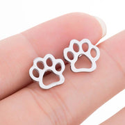 スタッドピアス レディース 女性 アクセサリー ピアス 猫 ネコ キャット 足 肉球 動物 アニマル かわいい 可愛い ガーリー