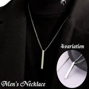 ネックレス ペンダント メンズ 男性 レディース 女性 アクセサリー シンプル 大人 かっこいい カジュアル おしゃれ 普段使い プレゼント 贈り物 ギフト お出かけ 紳士 高見え 高級感 シルバーカラー