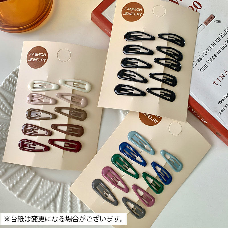 ヘアピン パッチン留め 10個セット 子供用 キッズ ベビー 商品画像5