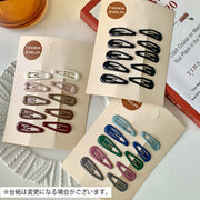 ヘアピン パッチン留め 10個セット 子供用 キッズ ベビー 女の子 レディース 女性用 シンプル 無地 単色 髪留め 髪飾り ヘアアレンジ おしゃれ かわいい お出かけ 女子 子ども こども