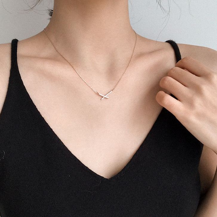 ネックレス ペンダント レディース アクセサリー クロス バツ 商品画像5