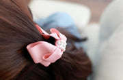 ヘアクリップ バンスクリップ ヘアアクセサリー レディース 女性 フェイクパール パール調 ラインストーン 髪留め まとめ髪 ヘアアレンジ シンプル お洒落 大人可愛い きれいめ 婦人
