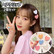 ヘアクリップ 2個セット ヘアアクセサリー レディース 女性 シンプル 髪留め まとめ髪 ヘアアレンジ おしゃれ かわいい