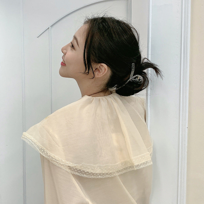 ヘアクリップ バンスクリップ レディース ヘアアクセサリー 髪留め べっ甲風 商品画像4