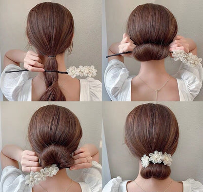 おだんごメーカー シニヨンワイヤー レディース 女性 ヘアアクセサリー 髪飾り 商品画像3
