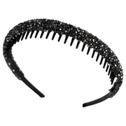 カチューシャ レディース 女性用 ヘアアクセサリー 髪飾り ラインストーン キラキラ 高級感 かわいい おしゃれ 豪華 エレガント フェミニン お出かけ