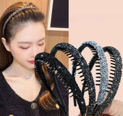 カチューシャ レディース 女性用 ヘアアクセサリー 髪飾り ラインストーン キラキラ 高級感 かわいい おしゃれ 豪華 エレガント フェミニン お出かけ