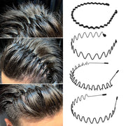 カチューシャ ヘアアクセサリー ウェーブ レディース メンズ 女性 男性 ユニセックス 男女兼用 前髪留め オールバック 洗顔