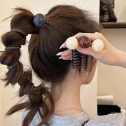 コイルポニー ワイヤーポニー スパイラルポニー レディース ヘアアクセサリー ポニーテール ぐるぐる かわいい おしゃれ きれいめ 女性 大人女子