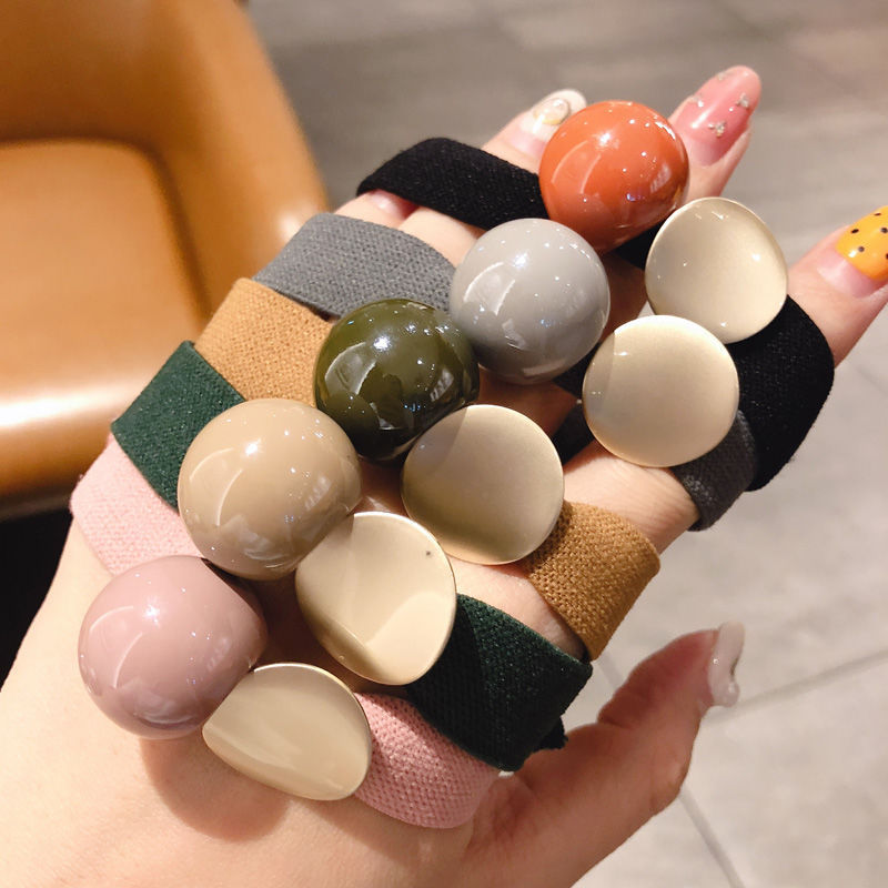 ヘアゴム レディース ヘアアクセサリー 太め 丸 モダン 商品画像3