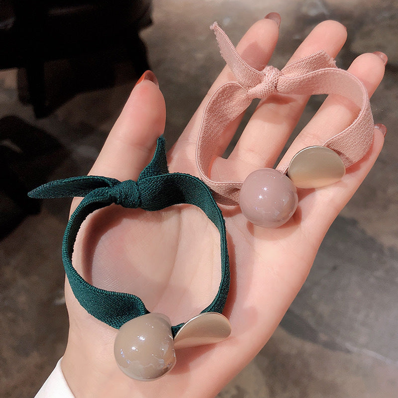 ヘアゴム レディース ヘアアクセサリー 太め 丸 モダン 商品画像5