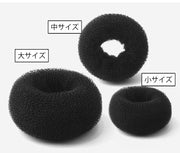 お団子ヘアスポンジ お団子ヘアアクセサリー スポンジリング おだんご ヘアアレンジ ヘアアクセサリー 簡単 手軽 レディース 女性用 バレエ団子 シンプル ふんわり アップスタイル
