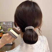 ヘアゴム 髪ゴム 6本セット 6個セット レディース 女性 メンズ 男性 男女兼用 ユニセックス ヘアアクセサリー ファッション雑貨 太め 無地 ブラウン ブラック ミックス カラフル シンプル シック フェミニン 可愛い キュート おしゃれ