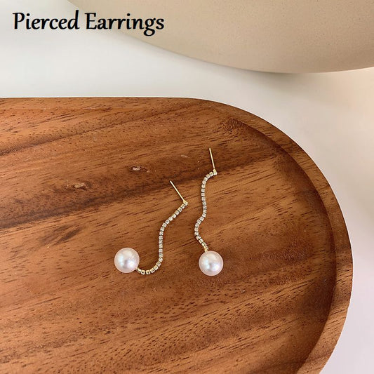 スタッドピアス レディース アクセサリー 耳飾り キャッチピアス フェイクパール 商品画像