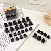 ヘアクリップ ミニバンスクリップ 20個セット レディース ヘアアクセサリー 髪留め 髪飾り ミニ 小さめ プチ ヘアアレンジ 前髪 おしゃれ かわいい