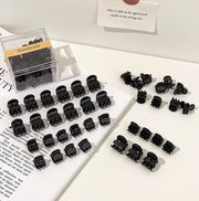 ヘアクリップ ミニバンスクリップ 20個セット レディース ヘアアクセサリー 髪留め 髪飾り ミニ 小さめ プチ ヘアアレンジ 前髪 おしゃれ かわいい