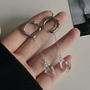イヤーカフ イヤークリップ ロング レディース 女性 アクセサリー 揺れる おしゃれ シンプル 上品 かわいい プレゼント ギフト