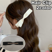 ヘアクリップ サイドクリップ レディース 女性 ヘアアクセサリー リボン シンプル おしゃれ かわいい 可愛い きれいめ プレゼント ギフト 贈り物