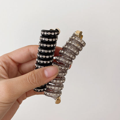 コイルポニー ポニーフック レディース ヘアアクセサリー ヘアゴム ヘアフック 商品画像3