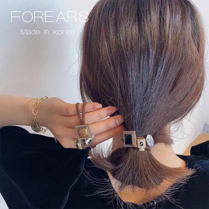 ヘアゴム 5個セット レディース ヘアアクセサリー 女性 髪飾り 商品画像3