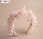 カチューシャ レディース 女性 ヘッドコサージュ ヘッドドレス ヘアアクセサリー 髪飾り フラワー お花 ウエディング 結婚式 パーティー 花カチューシャ 可愛い かわいい 華やか お洒落 ファッション小物 婦人用
