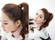 ヘアゴム ウィッグゴム レディース ヘアアクセサリー 女性用 三つ編み ヘアアレンジ 髪ゴム まとめ髪 簡単アレンジ 髪留め おしゃれ みつあみ